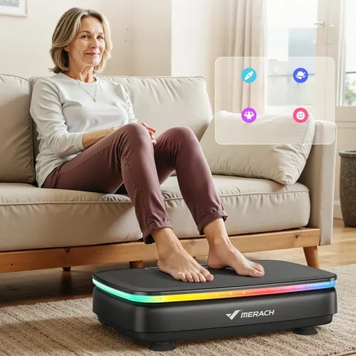 Silent Motor Vibration Plate Exercise Machine | Whole Body Workout for Home Gym